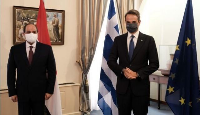 Μητσοτάκης με Αλ Σίσι με φόντο τα 12 ναυτικά μίλια στην Κρήτη και με μηνύματα σε Ερντογάν