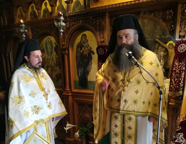 Ο αρχιμανδρίτης π. Άγγελος Ανθόπουλος τέλεσε την πρώτη του Θεία Λειτουργία στη Μονή Αγίου Βλασίου Στυλίδας