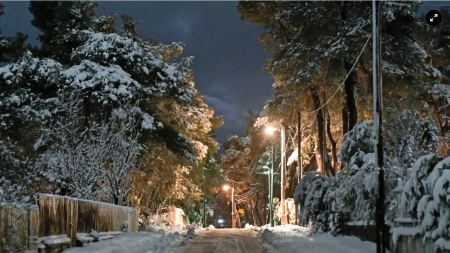 Ξεκίνησε η επέλαση της κακοκαιρίας «Bettina»: Πυκνή χιονόπτωση σε Κοζάνη και Φλώρινα - Βίντεο