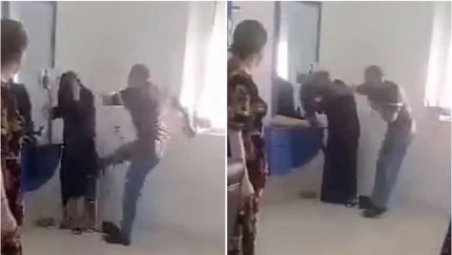 Σοκ από επίθεση στο Τουρκμενιστάν - Γρονθοκοπά και κλωτσά τη σύζυγό του επειδή πήγε σε ινστιτούτο ομορφιάς