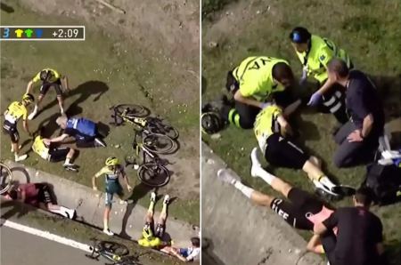 Γιόνας Βινγκεγκάαρντ: Σοβαρός τραυματισμός για τον Δανό ποδηλάτη – Του τοποθετήθηκε κολάρο και αναπνευστική υποστήριξη