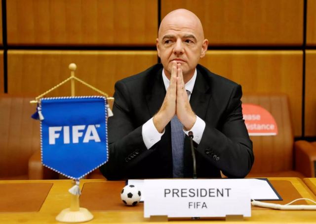 Ινφαντίνο: Θετικός στον κορονοϊό ο πρόεδρος της FIFA