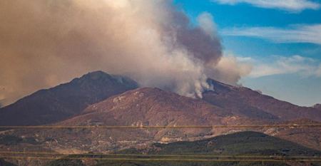 Ροδόπη: Δορυφορική εικόνα από τη φωτιά στο Παπίκιο Όρος - Κάηκαν 17.000 στρέμματα στην Ελλάδα