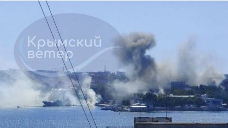 Η Ουκρανία ανέλαβε την ευθύνη για πυραυλική επίθεση στο αρχηγείο του ρωσικού στόλου στη Σεβαστούπολη