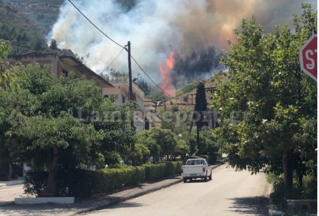 Συναγερμός για πυρκαγιά πάνω από τα σπίτια στην Αταλάντη (ΒΙΝΤΕΟ)