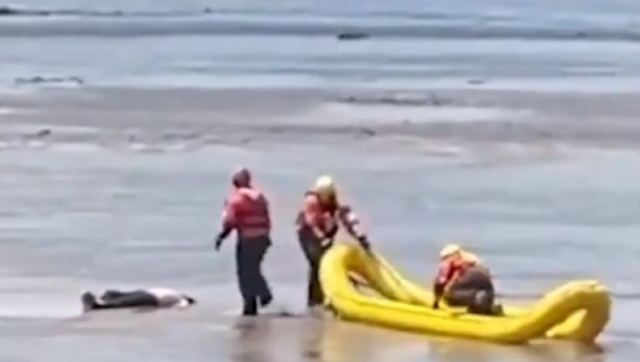 Διασώστες κλήθηκαν για «νεκρό» άντρα στο ποτάμι, μόνο που αυτός… χαλάρωνε (vid)