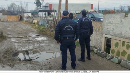 Στερεά: Απανωτές αστυνομικές επιχειρήσεις σε καταυλισμούς