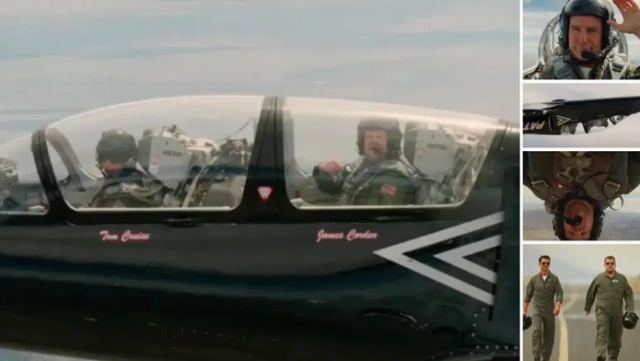 Ο Τομ Κρουζ με συγκυβερνήτη τον Τζέιμς Κόρντεν σε μια πτήση τρόμου με Top Gun ακροβατικά - Δείτε βίντεο