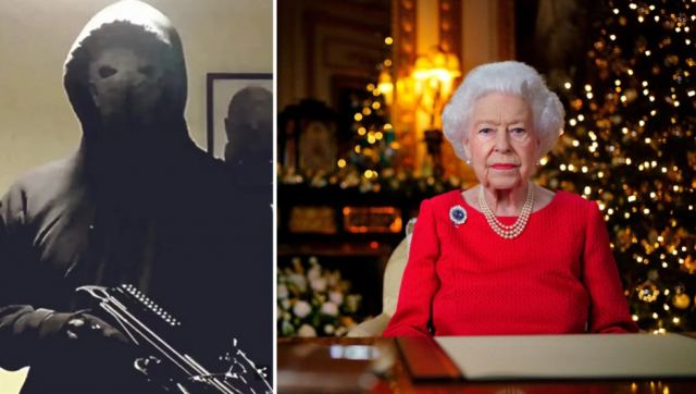 Ανατριχιαστικό βίντεο δείχνει μασκοφόρο με βαλλίστρα να απειλεί να σκοτώσει τη Βασίλισσα Ελισάβετ