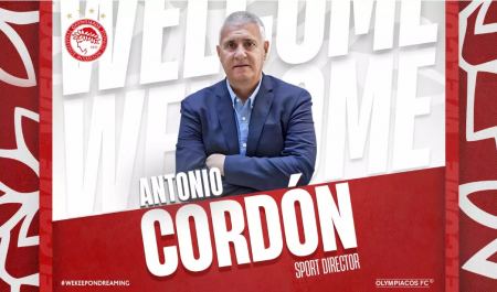 Ο Ολυμπιακός ανακοίνωσε νέο αθλητικό διευθυντή τον Αντόνιο Κορδόν