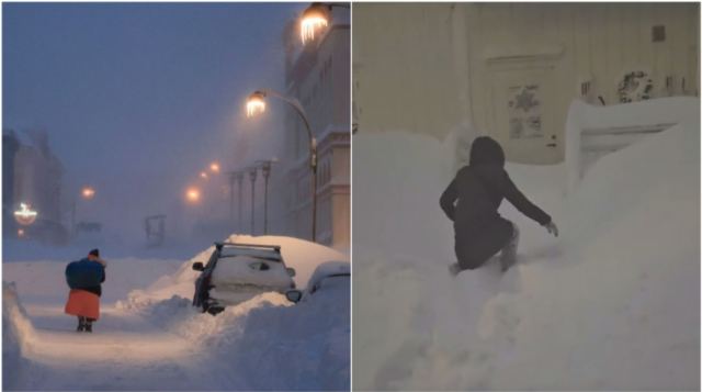 Νορβηγία: Θαμμένη στο χιόνι η χώρα, σκάβουν για να μπουν στα σπίτια τους - Δείτε βίντεο
