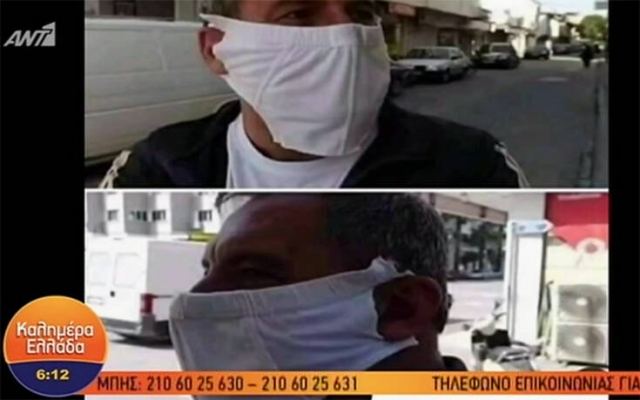 Απίστευτη πατέντα: Θεσσαλονικιός έφτιαξε τη δική του μάσκα από εσώρουχο