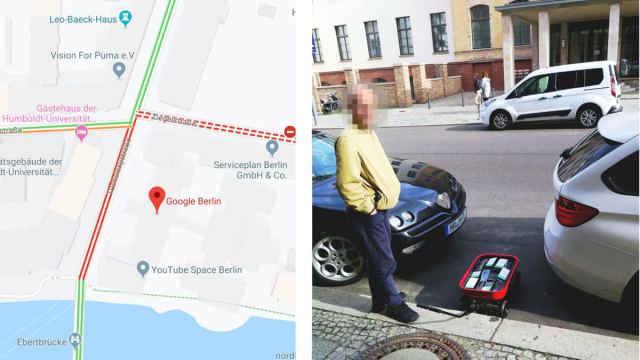 &quot;Χάκαρε&quot; το Google Maps με τον πιο απίθανο τρόπο και δημιούργησε εικονικό κυκλοφοριακό κομφούζιο!