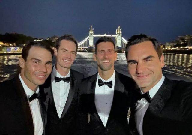 Φέντερερ, Ναδάλ, Τζόκοβιτς και Μάραϊ σε μια ιστορική για το τένις selfie