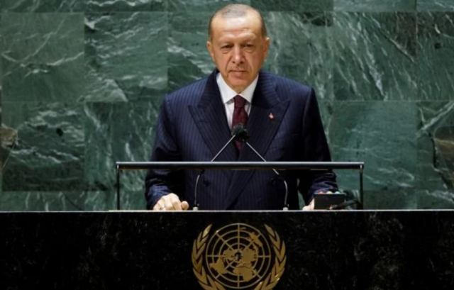 “Εμπρηστικός” Ερντογάν και στον ΟΗΕ: Ζητεί διάλογο για το Αιγαίο και προκαλεί για το Κυπριακό
