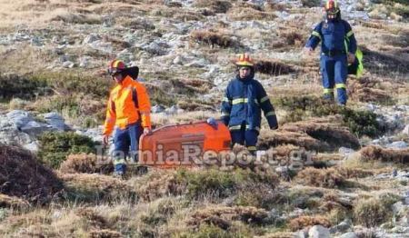 Με ελικόπτερο απεγκλωβίστηκε ο τραυματίας από το όρος Δίρφυς (ΒΙΝΤΕΟ)