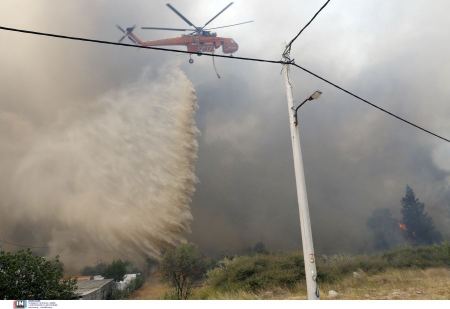 Άνεμοι 7 μποφόρ στην Πάρνηθα: Η φωτιά ανεβαίνει ξανά στο βουνό, μπαίνει στον Εθνικό Δρυμό
