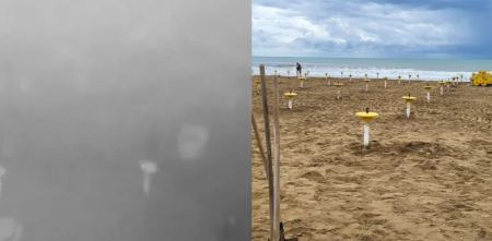 Απίστευτο βίντεο από την Ιταλία: Ανεμοστρόβιλος σάρωσε παραλία -Σηκώθηκαν στον αέρα ξαπλώστρες και ομπρέλες