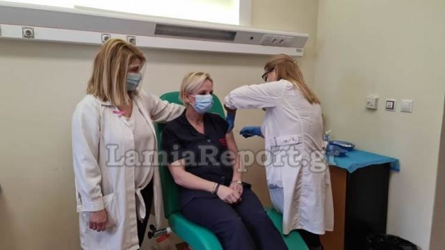 Χωρίς προβλήματα οι εμβολιασμοί στο Νοσοκομείο Λαμίας