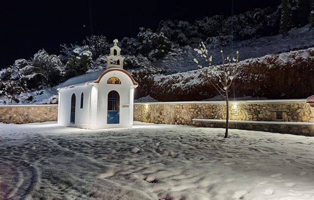 Το χιόνι ταιριάζει στο Δήμο Αμφίκλειας - Ελάτειας