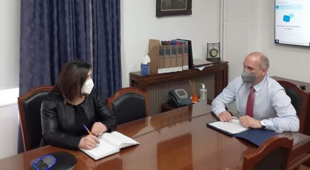 Τον υφυπουργό Γιάννη Οικονόμου συνάντησε η Δήμαρχος Αμφίκλειας - Ελάτειας