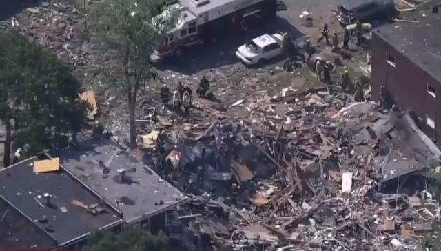 Μεγάλη έκρηξη ισοπέδωσε συνοικία στη Βαλτιμόρη – Αναφορές για νεκρό και τραυματίες