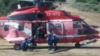 Σηκώθηκε ελικόπτερο για τραυματισμένη γυναίκα στο όρος Δίρφυς