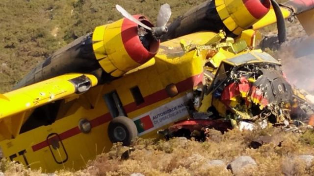 Πορτογαλία: Συνετρίβη Canadair στα σύνορα με την Ισπανία - Ένας νεκρός - ΦΩΤΟ - ΒΙΝΤΕΟ