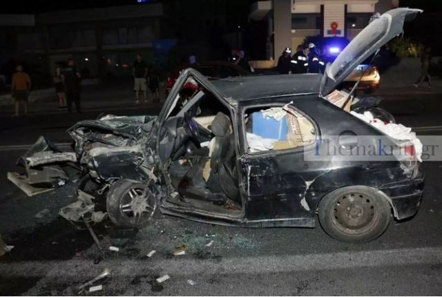 Ηράκλειο: Φοβερό τροχαίο με νεκρό και τραυματίες! Διαλύθηκαν τα δύο αυτοκίνητα (Φωτό και Βίντεο)