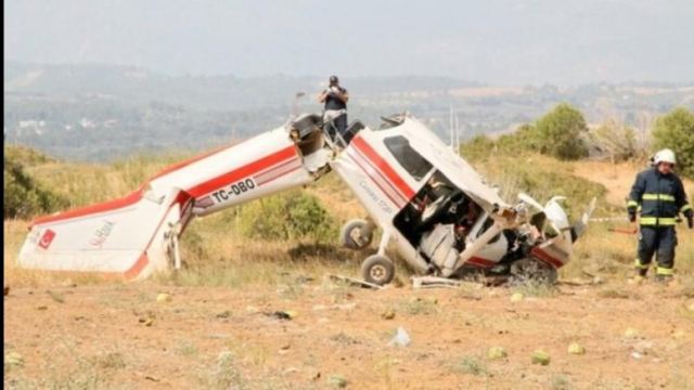 Συντριβή εκπαιδευτικού πολιτικού αεροσκάφους στην Αττάλεια-Δύο νεκροί