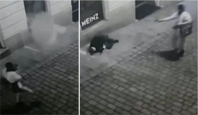 Βιέννη: Βίντεο σοκ – Τον εκτελεί εν ψυχρώ στη μέση του δρόμου