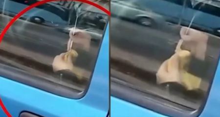 Απίστευτο βίντεο: Οδηγός πλέκει ενώ είναι σταματημένη στο φανάρι (ΒΙΝΤΕΟ)