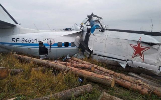 Τραγωδία: 19 νεκροί από συντριβή αεροπλάνου στη Ρωσία