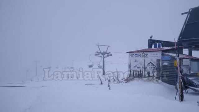 Ευρυτανία: Το έστρωσε για τα καλά στο Χιονοδρομικό Κέντρο - Δείτε εικόνες