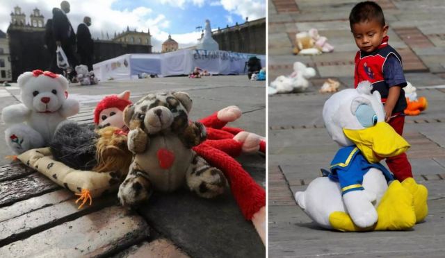 Χίλια λούτρινα αρκουδάκια κατά της σεξουαλικής κακοποίησης παιδιών στην Κολομβία
