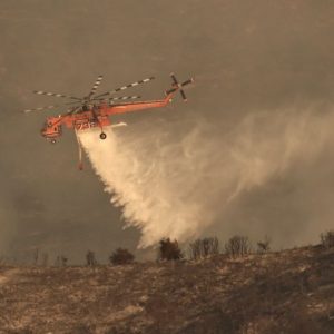 Μεγάλη πυρκαγιά στη Λοκρίδα Φθιώτιδας - Ήχησε το 112