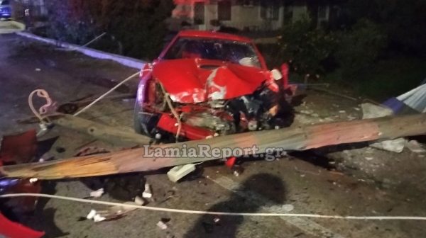 Σοβαρό τροχαίο έξω από την Οινόη με τραυματισμό ανηλίκου