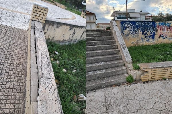 Λαμία: Παρατημένο το πάρκο στην οδό Ανδρέα Ζαΐμη