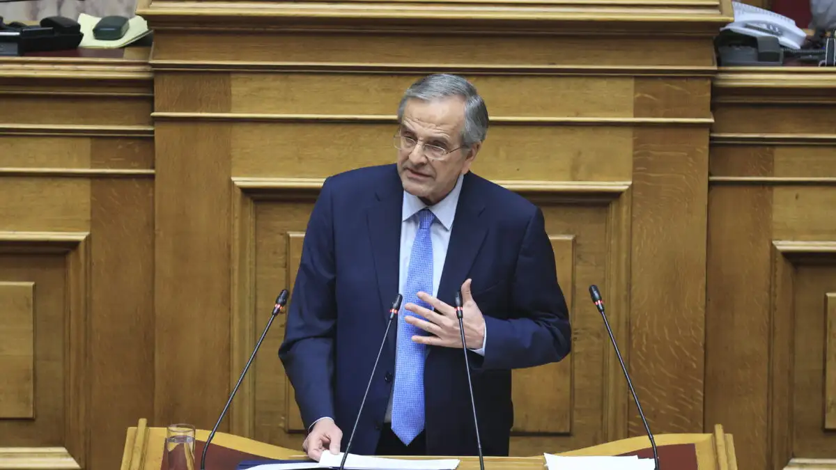Βουλή: Η ομιλία του Αντώνη Σαμαρά στην πρόταση δυσπιστίας κατά της κυβέρνησης