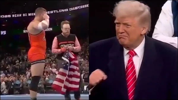 ΗΠΑ: Ο παλαιστής «Captain America» χαιρέτισε στρατιωτικά τον Ντόναλντ Τραμπ μετά την κατάκτηση του πρωταθλήματος – «Πάλεψα για αυτόν»