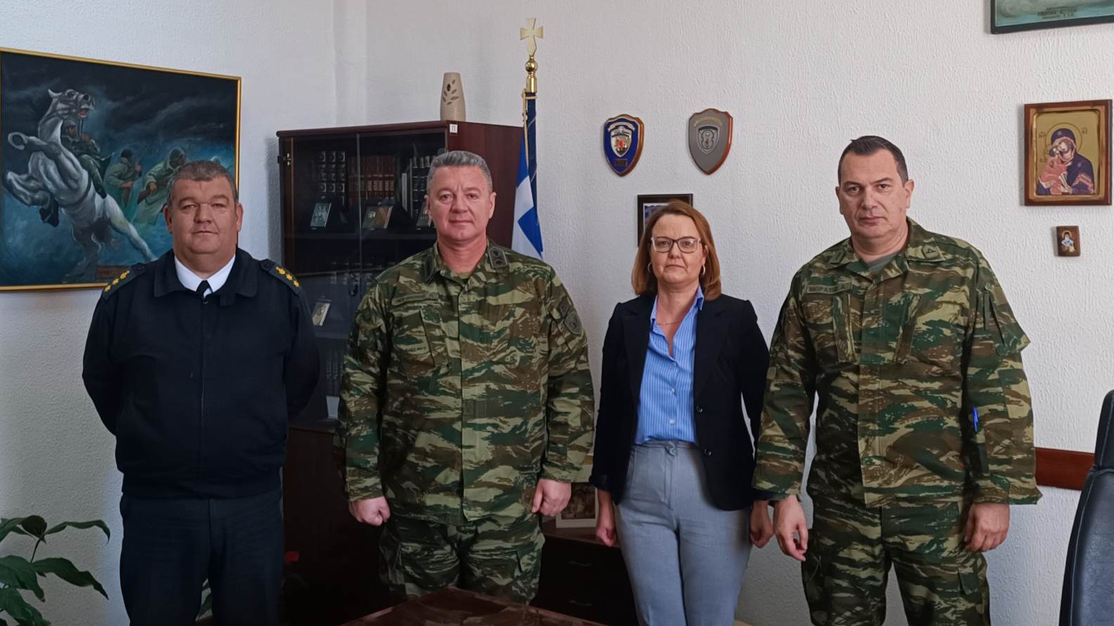 Τον Ανώτερο διοικητή Φρουράς συνάντησε η Ένωση Στρατιωτικών ΠΕ Φθιώτιδας