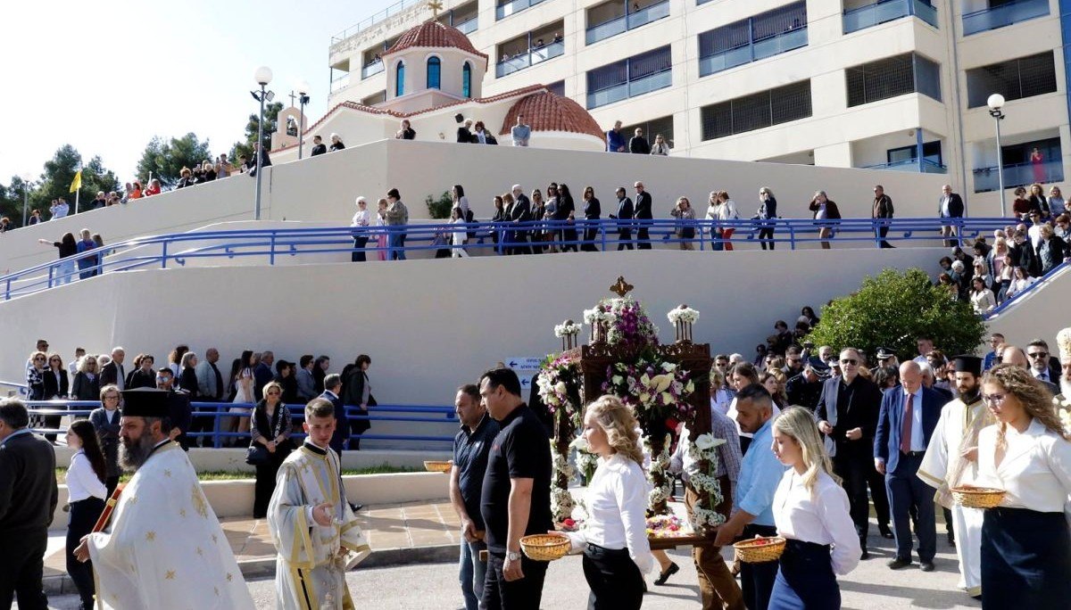 Η περιφορά του Επιταφίου στο Γενικό Νοσοκομείο Λαμίας (ΒΙΝΤΕΟ)