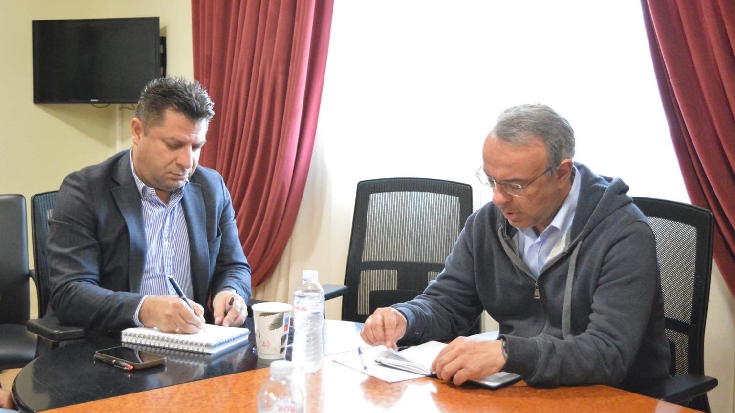 Συνάντηση εργασίας στο Δήμο Δομοκού για το Χρήστο Σταϊκούρα