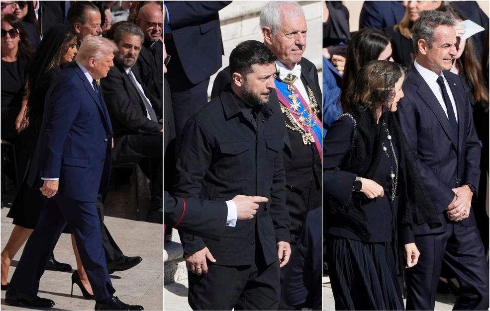 Κηδεία Πάπα Φραγκίσκου: Η παρουσία του Κυριάκου Μητσοτάκη και 50 ακόμη ηγετών