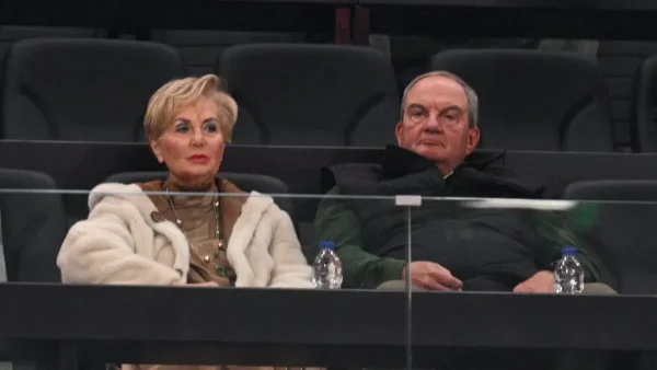 Ο Κώστας Καραμανλής στο ΟΑΚΑ για το Παναθηναϊκός – Ερυθρός Αστέρας