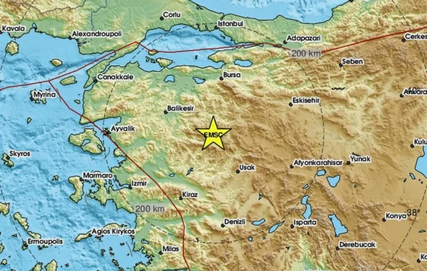 Συνεχίζεται η σεισμική δραστηριότητα στην Τουρκία: Νέα δόνηση κοντά στην Κιουτάχεια