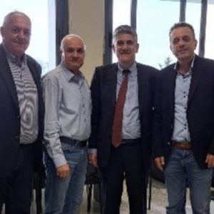 Συνάντηση του Παναγιώτη Αγγελάκη στο Υπουργείο Παιδείας