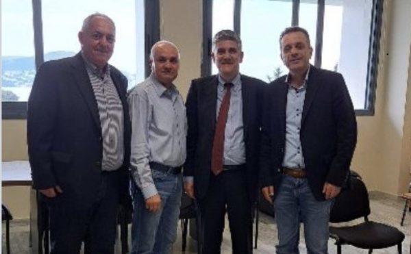 Συνάντηση του Παναγιώτη Αγγελάκη στο Υπουργείο Παιδείας