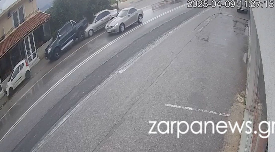 Χανιά: Έκανε αναστροφή, προκάλεσε τροχαίο και έφυγε... χαλαρός (Βίντεο)