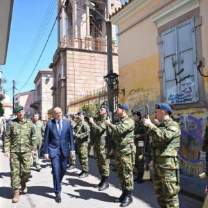 Πάσχα σε μονάδες της Λέσβου ο Νίκος Δένδιας – «Σκεφτόμαστε σήμερα αυτούς που φυλάνε τα όρια της πατρίδας μας»